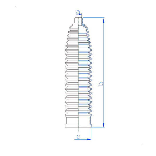 RDZ0044MG - Пыльники, FORD 1328882, 3M513K661AA, 1714485, 3M513L575AB, 1251936, AV6C3L575AA, 1334215, 3M513L575AA, VOLVO 30680514, 31317782, 274503, 30723085, KRAUF HBZ0044